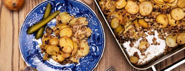 Linssi-perunalaatikko