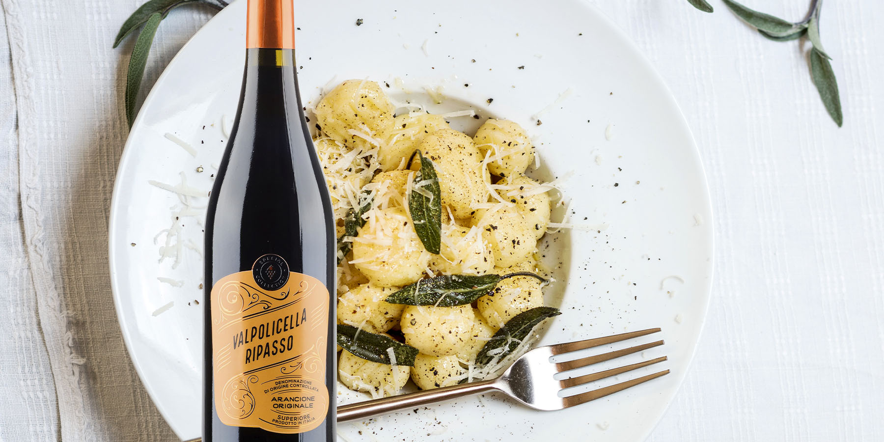 Gnoccheja ja punaviiniä