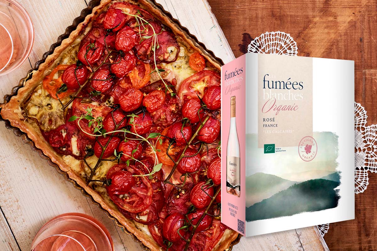 Tomaatti-gruyerepiirakka