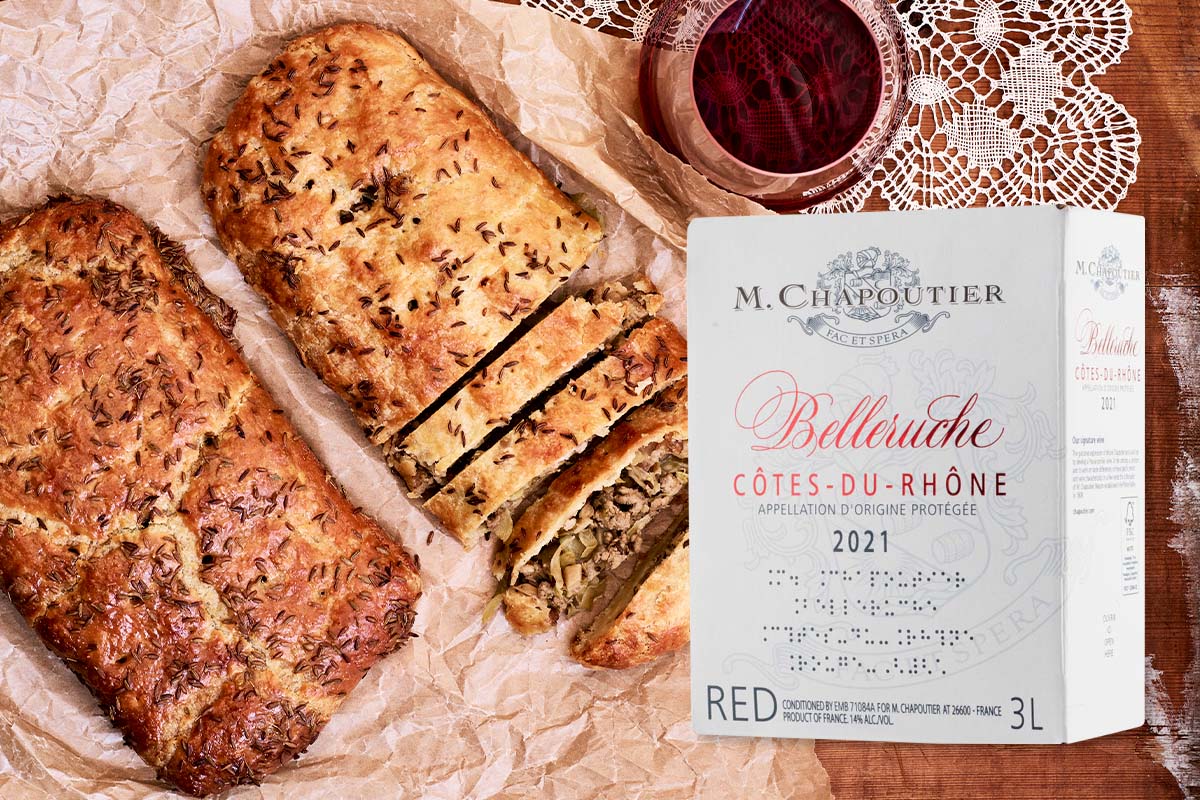 Kaali-kuminapiirakka