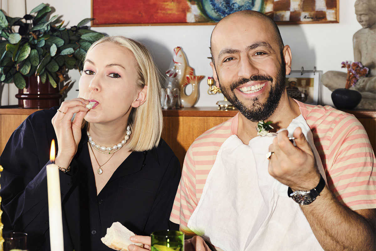 Iman ja Leena safkaa