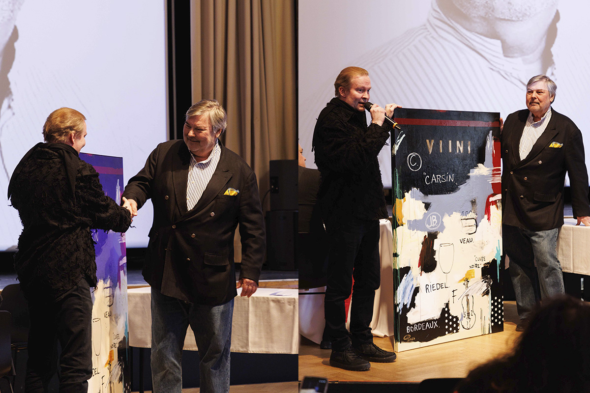 Juha Berglund palkittiin Vuoden Viinipersoona -tunnustuksella The Best Sommelier of Finland 2026 -kilpailun yhteydessä. Hänelle luovutettiin tunnustuksen kunniaksi taiteilija ja keittiömestari Petteri Luodon maalaama taideteos.