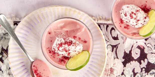 Vadelma-limettiposset