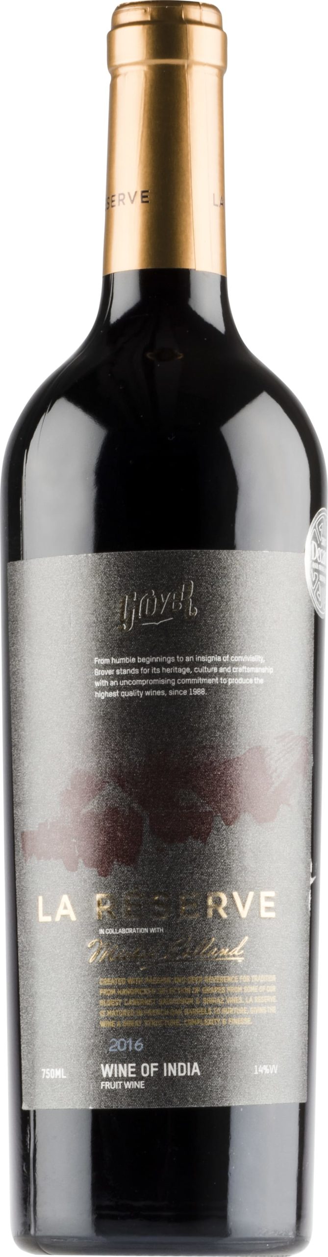 Grover La Réserve 2016 Viinilehti